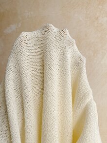 Soleia Solid Drop Shoulder Sweater Brunch Everyday Off-White Autumn Casual,Autumn,Daily Commute,Date Brunch,Casual - Apricot - View 10