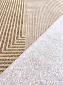 Digitally Printed Non-Slip Washable Runner And Area Rug Living Room Carpet, Modern Design | Modern, Scandinavian, Bohemian And Classic Styles | 100% Polyester - Beige - View 6
