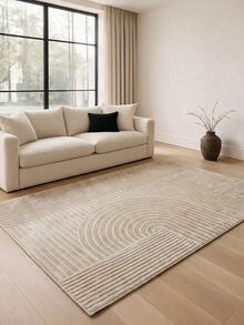 Digitally Printed Non-Slip Washable Runner And Area Rug Living Room Carpet, Modern Design | Modern, Scandinavian, Bohemian And Classic Styles | 100% Polyester - Grey - View 6