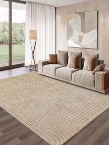 Digitally Printed Non-Slip Washable Runner And Area Rug Living Room Carpet, Modern Design | Modern, Scandinavian, Bohemian And Classic Styles | 100% Polyester - Grey - View 7