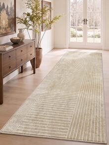 Digitally Printed Non-Slip Washable Runner And Area Rug Living Room Carpet, Modern Design | Modern, Scandinavian, Bohemian And Classic Styles | 100% Polyester - Grey - View 5