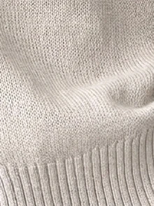Dazy Plus Sweater Pullover Lengan Panjang Kerah Tinggi Kasual Warna Polos untuk Perjalanan Sehari-hari, Gaya Baru Musim Gugur/Dingin - Aprikot - View 8