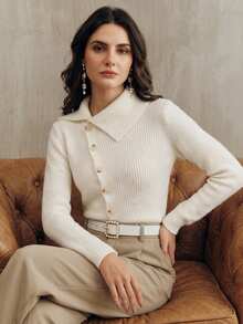 Anewsta Women Cardigans - White - View 6