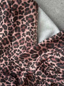 StreetHx Women's Autumn/Winter Leopard Print Fashion Loose Hooded Sweatshirt Jacket - Brown - View 8