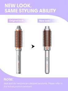 SHEGLAM HAIR It-Curl Thermal Brush,38mm Curling Brush,Volumizing Hot Brush,Hair Root Volume & Loose Curls,Ionic Straightening Brush,Newly Upgraded Composite Comb Teeth,Negative Ion Function,2-Level Temp,Hair Care Without Damaging Hair,Fast Heating Thermal Brush Suitable For Hair Salons Heated Round Brush - US A Type Plug(110-127V) - View 12