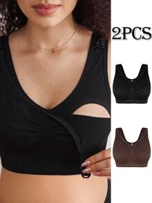 Moonlight&Mama Maternity Bras - Multicolor - View 5
