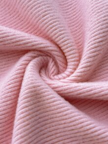 Elamini Autumn/Winter Pink Rabbit Ears V-Neck Zipper Fitted Elastic High-Stretch Long Sleeve Casual Sexy Cute Home Wear Pure Desire Ribbed Romper Halloween - Pink - View 8