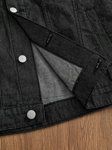 SWAVVY Men's Washed Black Vintage Top - Black - View 7