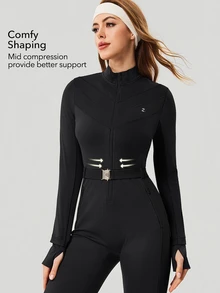 OutZeal Women Outdoor Jumpsuit Daily Casual Quick-Drying Buttery Soft Flared Leg With Pockets - Black - View 2