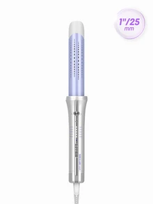SHEGLAM HAIR One Touch Airflow Styler Pro,25mm Automatic Rotating Curling Iron,Auto Spin Hair Curler,5 Min Quick Styling & 360° Cooling Airflow One Touch Operation,Long-Lasting Results,5 Temps & Anti-Scald,Auto Off & Universal Voltage For Medium-Length Hair & Long Hair & All Hair Types - Silver - View 12