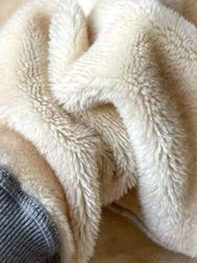 Resyla Áo nỉ nữ màu trơn lót giữ nhiệt phong cách thường ngày - Xám - Xem 5