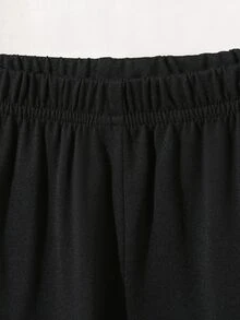 女童羊毛圆领卫衣 + 黑色牛奶丝紧身裤 - Approved Base Clothing - 彩色 - 查看 5