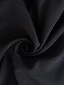 SHEIN LUNE CURVE Plus Size Black And White Colorblock 2 In 1 A-Line Long Sleeve Shirt Dress Brunch Office Autumn Elegant Fall - Multicolor - View 7