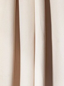 Franclia Asymmetric Design Waisted Skirt For Women - Apricot - View 6