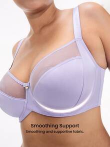 LUVLETTE Áo ngực & Áo bra size lớn - Màu Lilac Tím - Xem 3