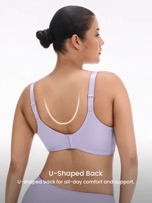 LUVLETTE Áo ngực & Áo bra size lớn - Màu Lilac Tím - Xem 4