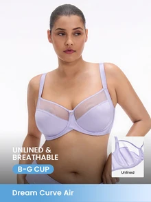 LUVLETTE Áo ngực & Áo bra size lớn - Màu Lilac Tím - Xem 1