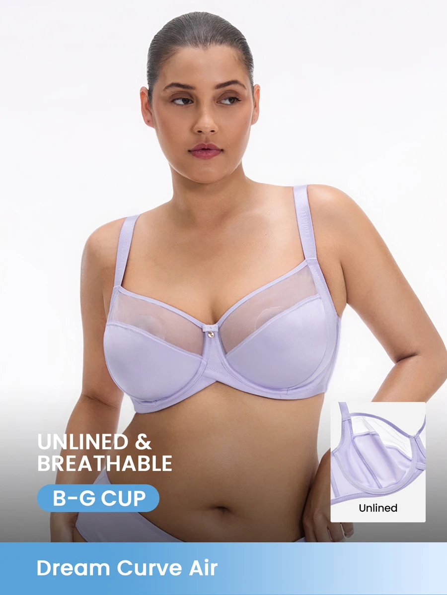 LUVLETTE Áo ngực & Áo bra size lớn - Màu Lilac Tím - Xem 1
