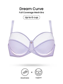 LUVLETTE Áo ngực & Áo bra size lớn - Màu Lilac Tím - Xem 6