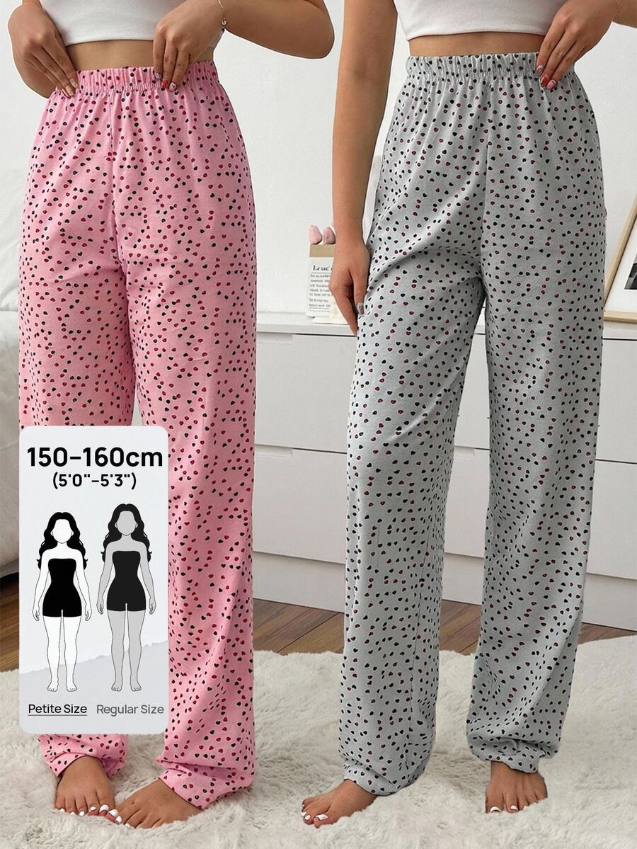 SHEIN 2PCS Women Sleep Bottoms