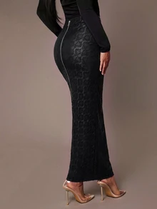 Silquee Women's Lace Sexy Versatile Date & Outing Skirt - Black - View 7