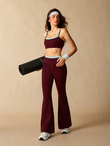 VARSIVA Women's Colorblock Camisole Top And Leggings Casual Daily Sports Set - Multicolor - View 5