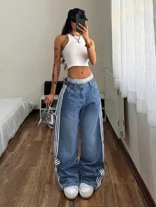 中等水洗藍