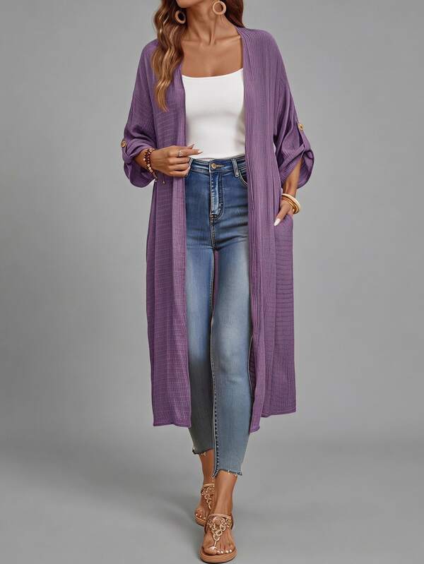 EMERY ROSE Abrigo de mujer para invierno y otoño, prenda superior para otoño, ropa de oficina y salida para mujer