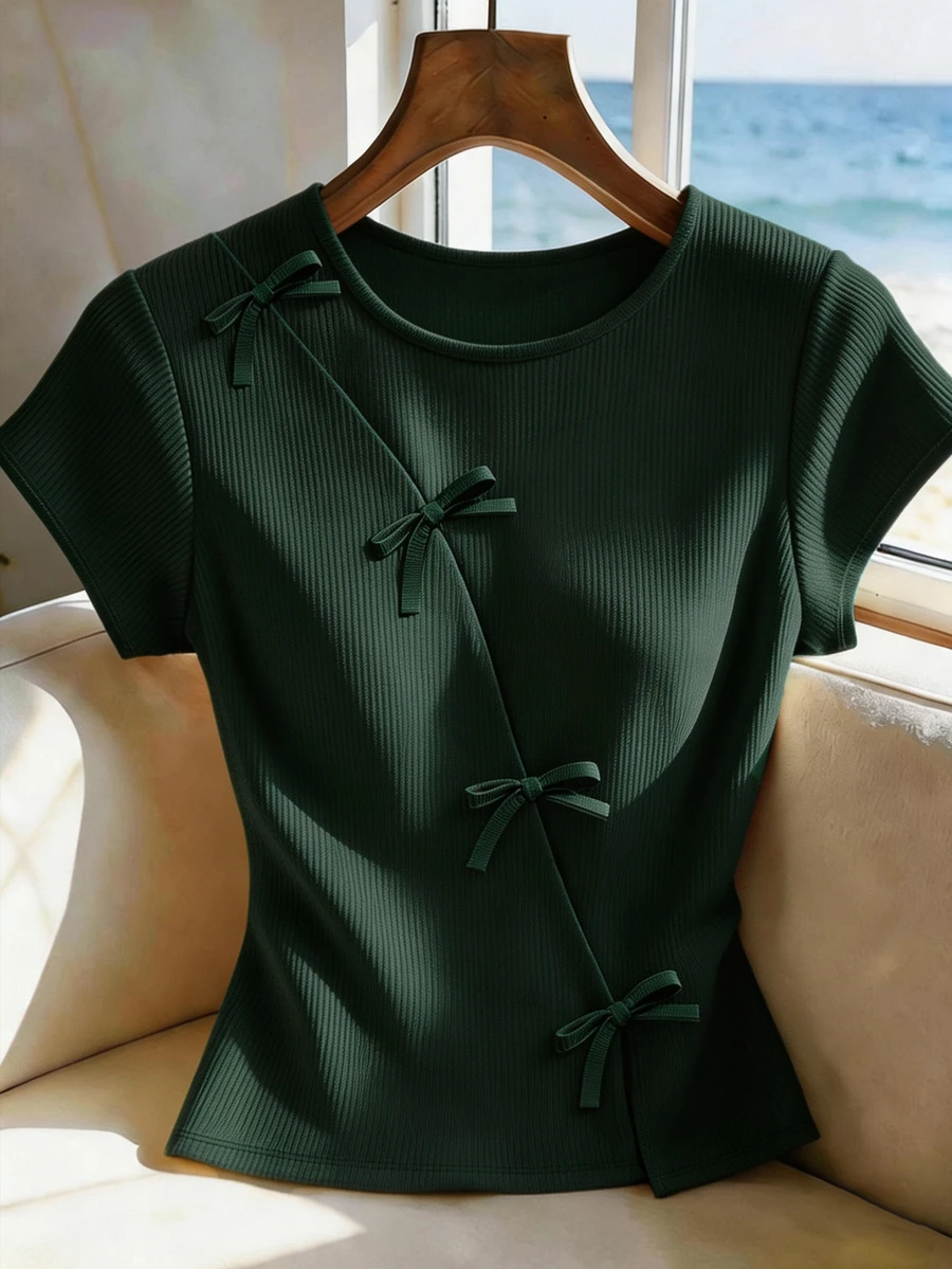 Women Down Coats - Green - View 1