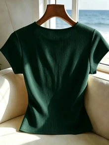 Women Down Coats - Green - View 2