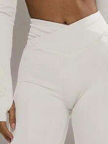 Musera Sport Cropped Zip Through BBL Jacket Only Padel Winter Activewear Sport Gym Workout - White - View 6