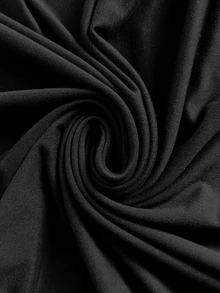 GlowEve Modisch neue elegante ärmelloser Sommer Taille gerafft kurzes Farbblock Kragen Perlen Dekor Frauen Mini Kleid - Schwarz - Übersicht 3