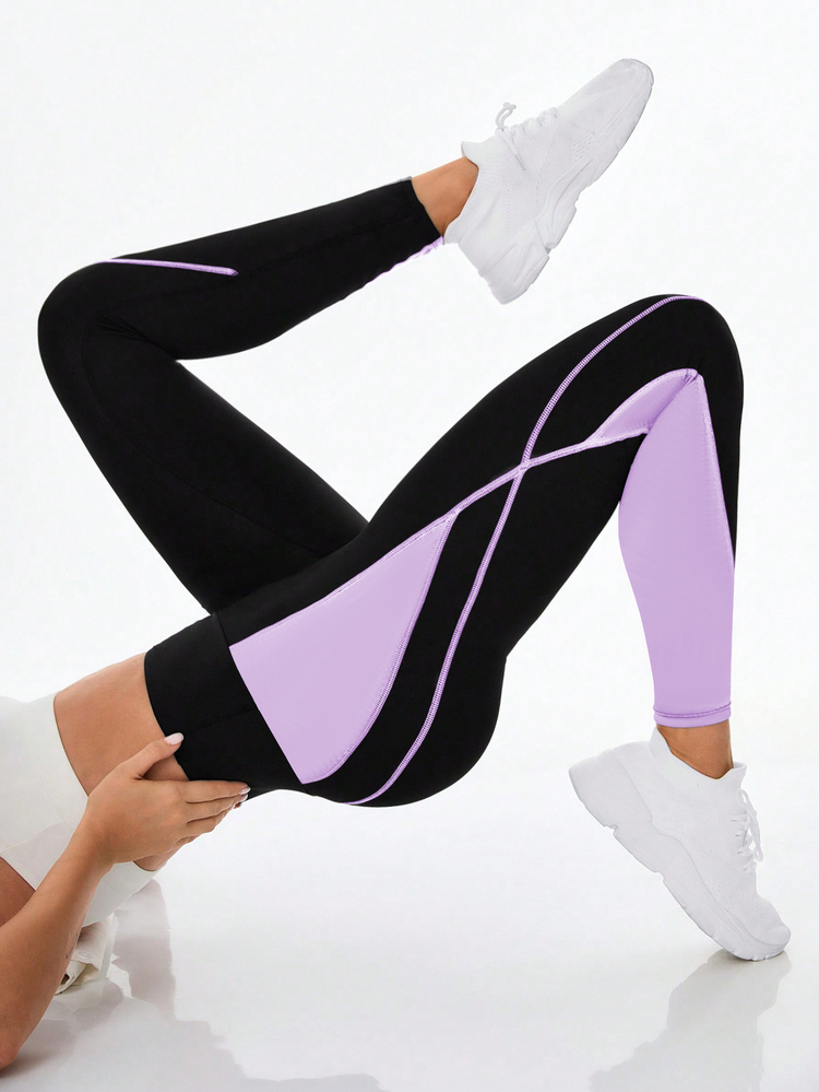 Exploreva Exploreva Minimalist Sports Leggings, Suitable For Yoga Women Pants - Multicolor - View 6