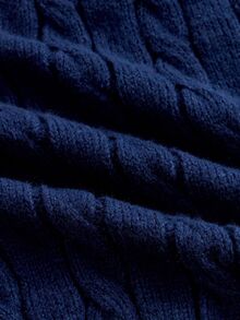 HIMLAND Men's V-Neck Knight Embroidered Pattern Casual Daily Knit Vest - Royal Blue - View 5