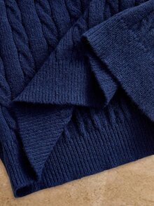 HIMLAND Men's V-Neck Knight Embroidered Pattern Casual Daily Knit Vest - Royal Blue - View 11