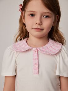 PrepCrw Estilo academia a cuadros para niñas, primavera/verano - Multicolor - Ver 5