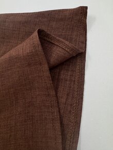Elouméa 女款花卉刺繡立領無袖襯衫，刺繡上衣，女款夏季穿搭，優雅襯衫，通勤上班穿搭 - 棕色 - 查看 6