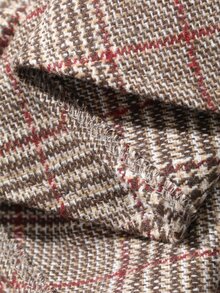 DAZY Women's Plaid Casual Versatile Daily Wear Skirt - Brown - View 7