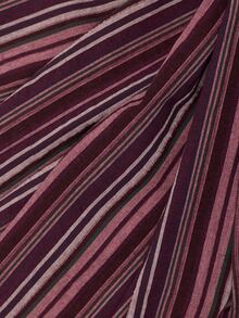 Nöista Chinese-Style Striped Burgundy Two-Piece Suit,Elegant, Suitable For Fall Winter, Casual,Chic,Going Out.. - Burgundy - View 14