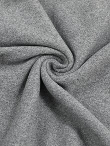 Holdful Holdful Ensemble 2 pièces pour femmes Automne/Hiver Confortable Maison Décontracté Tissu Texturé blocs de couleurs Patchwork Col Rond Manches Longues Top Ample & Pantalon Jambe Large Ourlet Fendu - Gris - Voir 7
