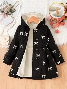 Elladie kids Young Girls Coats - Black - View 12