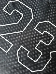 Gym Rark Men's Letter & Number Print Hollow Out Sports T-Shirt, Football, Gym, Holiday - Black - View 6
