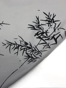 Manfinity Homme Men 1pc Plants Print Shirt - Grey - View 5