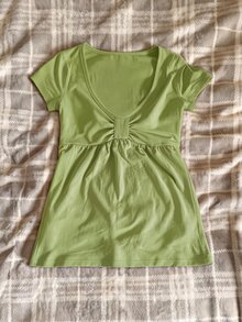 IslaSuriya 女款純色短袖休閒百搭T恤 - 彩色 - 查看 3
