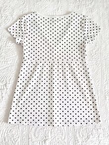 IslaSuriya 女款波點百褶休閒浪漫百搭日常穿著T恤 度假風 白色與黑色波點 夏季 - 彩色 - 查看 2