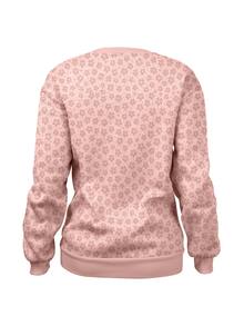 SHEIN Plus Size Autumn/Winter Casual Ditsy Floral Sweatshirt - Multicolor - View 2
