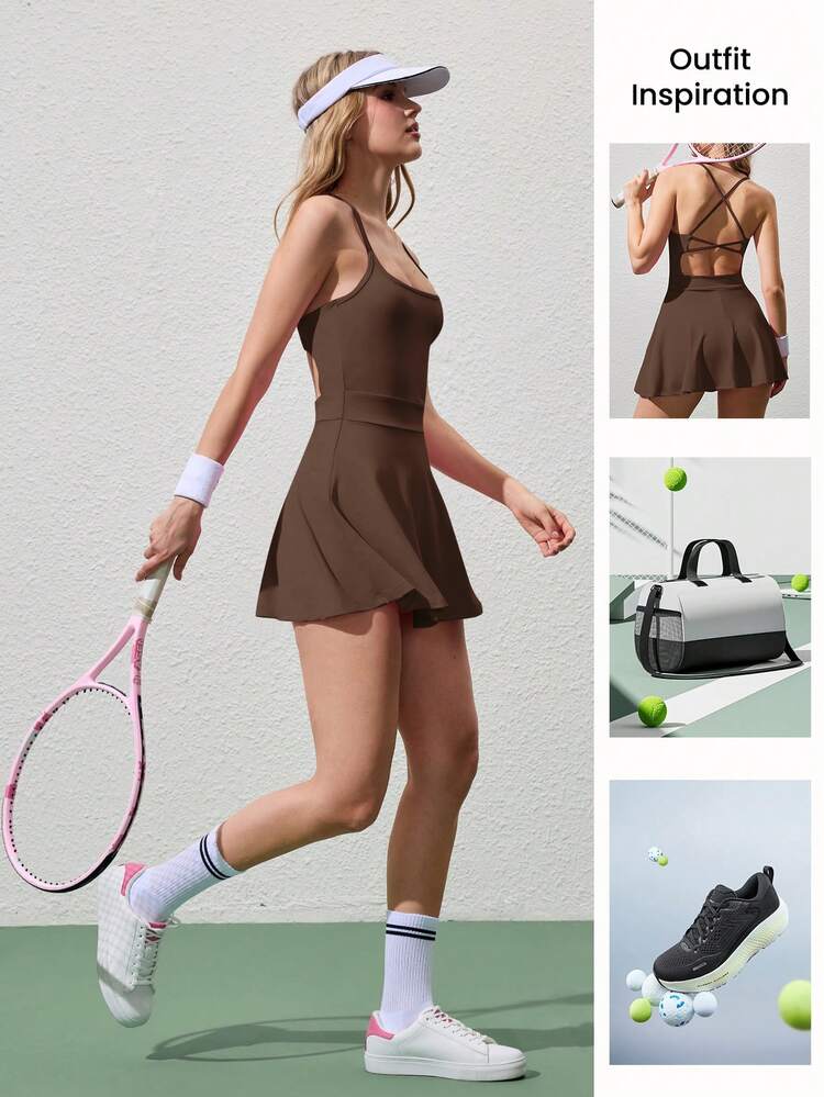 CourtClass CourtClass 女性用エレガントなノースリーブドレス