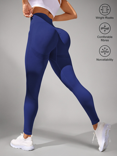 Slayform Slayform Wide Waistband Scrunch Butt Tummy Control Sports Leggings Yoga Women Pants
