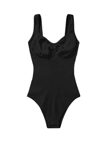Slayform Slayform Jumpsuit Yoga Tanpa Jahitan dengan Elastisitas Tinggi dan Bantalan Bra Terintegrasi - MultiWarna - View 7