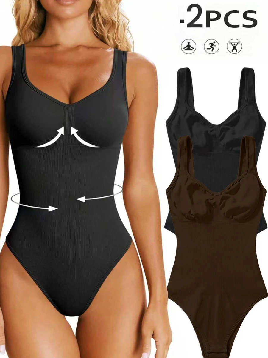 Slayform Slayform Seamless Yoga High Elasticity Jumpsuit With Built-In Bra Pad
